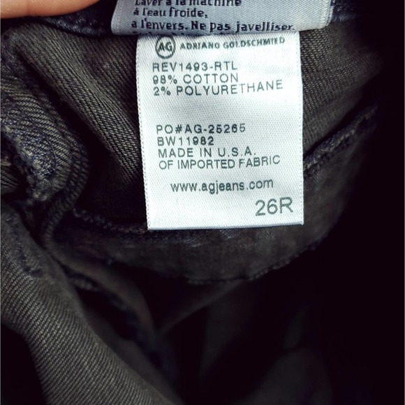 AG adriano goldschmied 26R the moto legging zipper leg - Picture 10 of 11